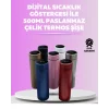 250ml LED Ekranlı Paslanmaz Çelik Akıllı Termos