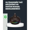 550ML Ultrasonik Hava Nemlendirici ve Aromaterapi Difüzörü