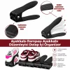 6 ADET SİYAH PLASTİK AYAKKABI RAMPASI 12X25CM (5047)