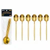 60 PARÇA GOLD YEMEK KAŞIK SETİ 21CM - 1 PAKET İÇİNDE 6 ADET VARDIR - 10 PAKET GÖNDERİLİR (5047)