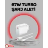 67 Watt Turbo Destekli Şarj Cihazı Honor 50 70 90 Uyumlu