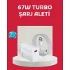 67 Watt Turbo Şarj Cihazı Motorola G30 G50 G60 G82 Uyumlu