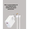67W Güçlü Şarj Adaptörü ve Turbo Kablo Uzun Ömürlü Dayanıklı Tasarım