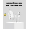 67W Süper Hızlı Şarj Adaptörü ve Kablo Seti – Güvenli, Kompakt ve Ergonomik Tasarım