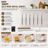 6PCS MİNİ=13CM METAL ÇIRPICI (5047)