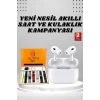7 Kordonlu Akıllı Saat Ve Yeni Nesil Kulaklık Dokunmatik Ekran Android ve İOS Uyumlu