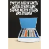 7 Kordonlu Unisex Akıllı Saat Çoklu Kordon Seçeneği Amoled Ekran