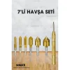 7li HSS Titanyum Kaplı Kılavuz ve Havşa Matkap Ucu Seti + Otomatik Zımba
