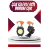 7 Modlu Mini Led Lamba Anahtarlık USB Şarjlı Kamp İçin Taşınabilir