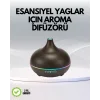 7 Renk Işıklı Ultrasonik Hava Difüzörü – Sessiz ve Güvenli Kullanım