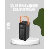 80000 mAh Solar Powerbank Göstergeli Fenerli Hızlı Şarj Taşınabilir Şarj Cihazı