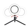8inç 20cm Youtube Instagram Tiktok Selfie Stüdyo Video Fotoğraf Ring Light Tripod Led Halka Işık (5047)