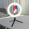 8inç 20cm Youtube Instagram Tiktok Selfie Stüdyo Video Fotoğraf Ring Light Tripod Led Halka Işık (5047)