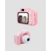 8MP Mini Çocuk Fotoğraf Makinesi – Pembe Ses Kaydı Özellikli