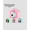 8MP Mini Çocuk Fotoğraf Makinesi – Pembe Ses Kaydı Özellikli