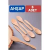 Doğal Gürgen 6lı Ahşap Servis Kaşığı – 13 cm, Mini Boy, Şık ve Pratik Mutfak Yardımcısı 713748