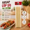AHŞAP ÇÖP ŞİŞ 30CM 46PCS (5047)