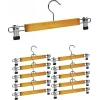 10 ADET AHŞAP METAL UÇLU PANTOLON VE ETEK ASKISI (5047)