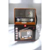 Ahşap Görünümlü Retro Bluetooth Radyo USB,AUX Ve SD Kart Girişli