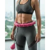Akıllı Hula Hoop Çemberi 24 Parça Ayarlanabilir Mor Zayıflama Halkası