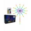 Akıllı RGB LED Havai Fişek Duvar Lambası Kumandalı ve Uygulama Kontrollü Yeni Nesil