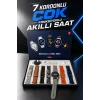 Akıllı Saat 7 Kordonlu Yeni Nesil Arama Cevaplayan Çok Fonksiyonlu