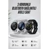 Akıllı Saat Amoled Ekran Bluetooth Bağlantılı Sesli Görüşme Nabız Ölçer