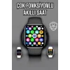 Akıllı Saat Amoled Ekran GPS ve Uyku Takibi Bluetooth Bağlantılı