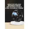 Akıllı Saat Amoled Ekran Metal Ve Deri Kordonlu Uyku ve Sağlık Takibi Titreşimli
