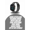 Akıllı Saat Arama Konuşma GPS ve NFC Özelliği 3 Kordonlu Amoled Ekran