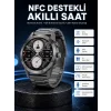 Akıllı Saat Çelik Kordon Çağrı Cevaplama Amoled Ekran Titreşimli Uyku ve Sağlık Takibi