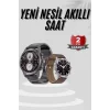 Akıllı Saat Çelik Kordon Çağrı Cevaplama Amoled Ekran Titreşimli Uyku ve Sağlık Takibi