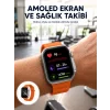 Akıllı Saat Unısex Zarif Görünümlü Titanyum Kasa Amoled Ekran Müzik Dinleme Yeni Nesil