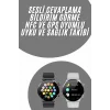 Akıllı Saat Uyku ve Sağlık Takibi NFC Uyumlu Bluetoooth Bağlantılı Android İOS Uyumlu