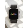 Akıllı Saat Yeni Nesil Sesli Asistan Uyku ve Sağlık Takibi Adımsayar