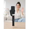 Akıllı Takipli Gimbal Selfie Stick Profesyonel Video Çekim Stabilizatörü Uzayabilir Tripod Bluetooth Kumandalı