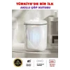 Akıllı Teknolojik Çöp Kutusu Otomatik Sensörlu Çöp Tenekesi Pilli Çöp Kovası 20l