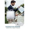 Akordiyon Bidon - Katlanabilir Lüks Su Taşıma Ünitesi | 10l Şeffaf Tasarım 722568