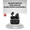 Aktif Gürültü Engelleme (ANC) Kablosuz Bluetooth Kulaklık – Dijital Ekranlı, Dokunmatik ve Uzun Pil Ömürlü