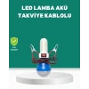 Aküden Çalışan 12V LED Ampul Taşınabilir Kullanım