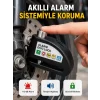 Alarm Sensörlü Disk Kilidi Motosiklet Scooter Bisiklet Güvenlik Yeni Nesil