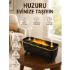 Alev Efektli Hava Nemlendirici 280 ML Esansiyel Yağ Uyumlu Jöle Yağmur Efektli Difüzör