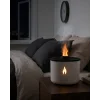 Alev ve Volkan Efektli Ultrasonik Aroma Difüzörü LED Gece Lambalı Hava Nemlendirici