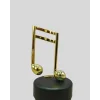 Altın Nota Temalı Müzik Kutusu  Müzikli Hediyelik