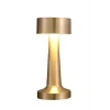 Altın Rengi Masa ve Gece Lambası Dokunmatik Şarjlı Masa Lambası
