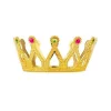 Altın Renk Çocuk ve Yetişkin Uyumlu Kraliçe Tacı Prenses Tacı 8X25 cm (5047)