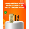 Altın Renk Kablolu Sakal Tıraş Makinesi Çelik lı 3W Motor