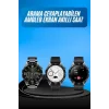 Amoled Ekran 3 Kordonlu Akıllı Saat 5.0 Bluetooth Bağlantılı Android ve İOS Uyumlu