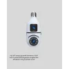 Ampul Tipi WiFi Kamera 2MP Lensli Full HD Görüntü ve Akıllı Hareket Algılama