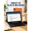 Android Tablet Klavye Kılıflı Dokunmatik Ekran Günlük ve Profesyonel Kullanım
